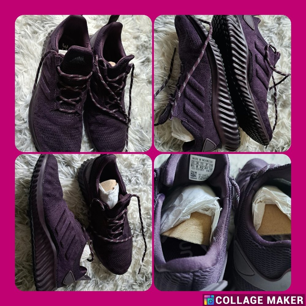 Adidas Bounce, size 9.5, purple ,